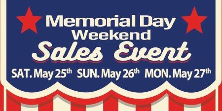 Memorial Day Weekend Sales Event 